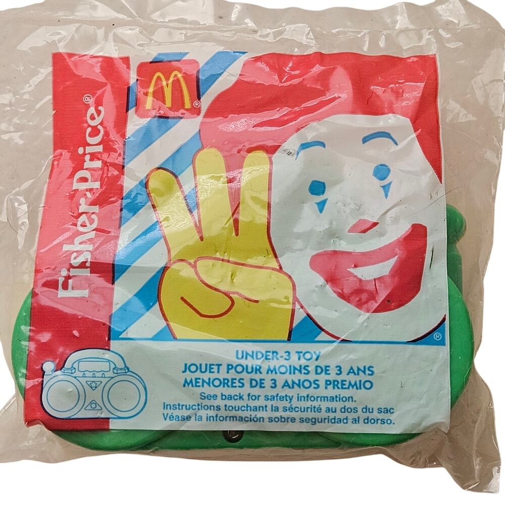 1996 McDonalds Fisher Price Mattel Toy Under 3 New in Package